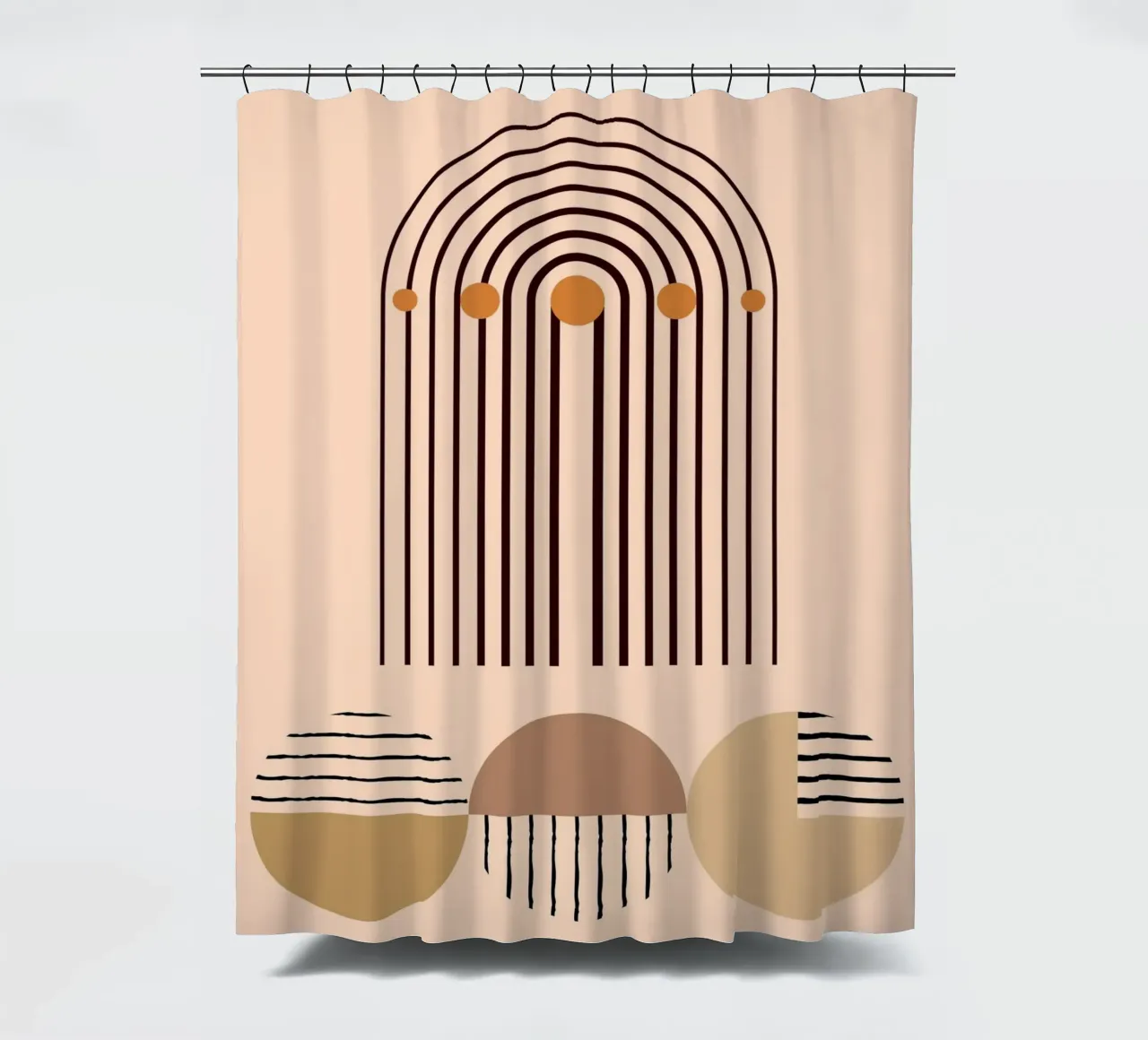 window line circle tenda da doccia da Creaton