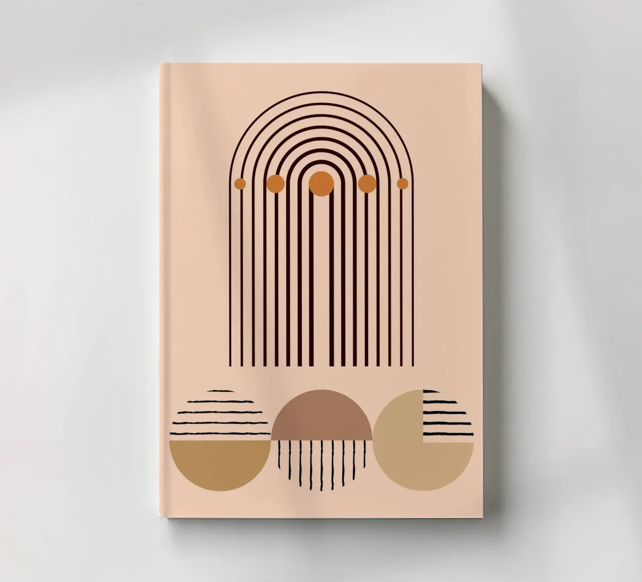 window line circle notebook by Creaton