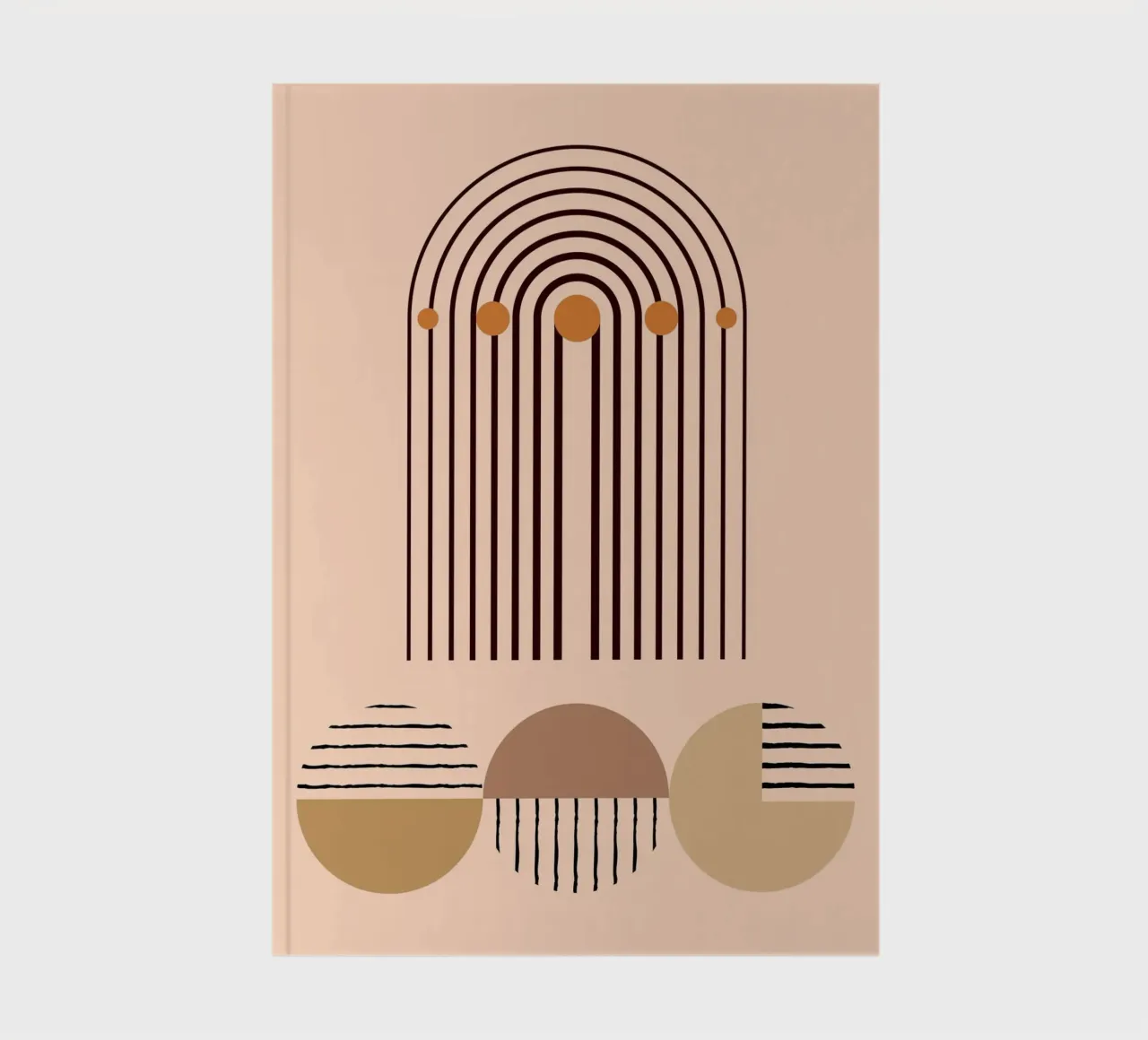 window line circle notebook by Creaton