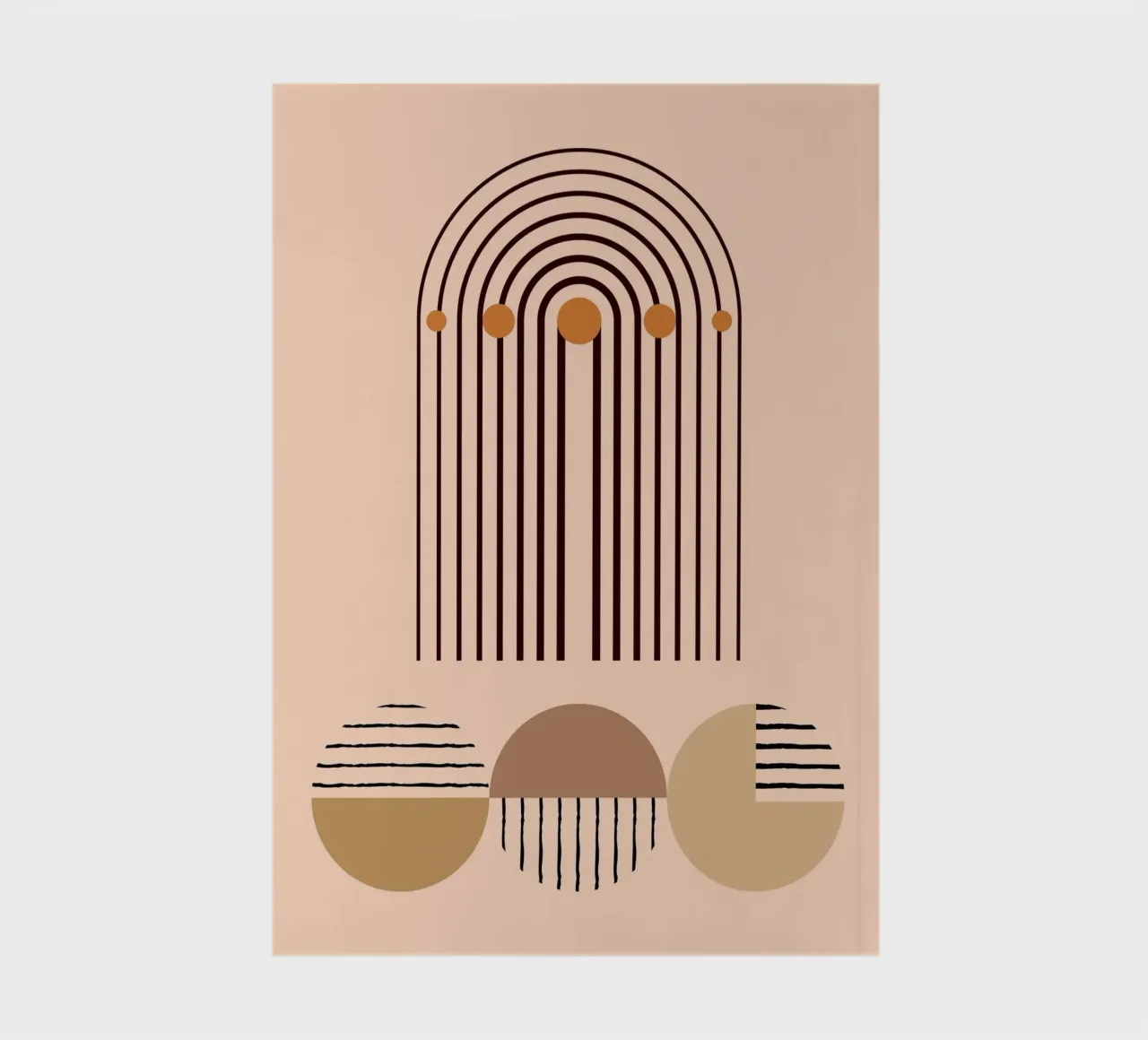 window line circle notebook by Creaton