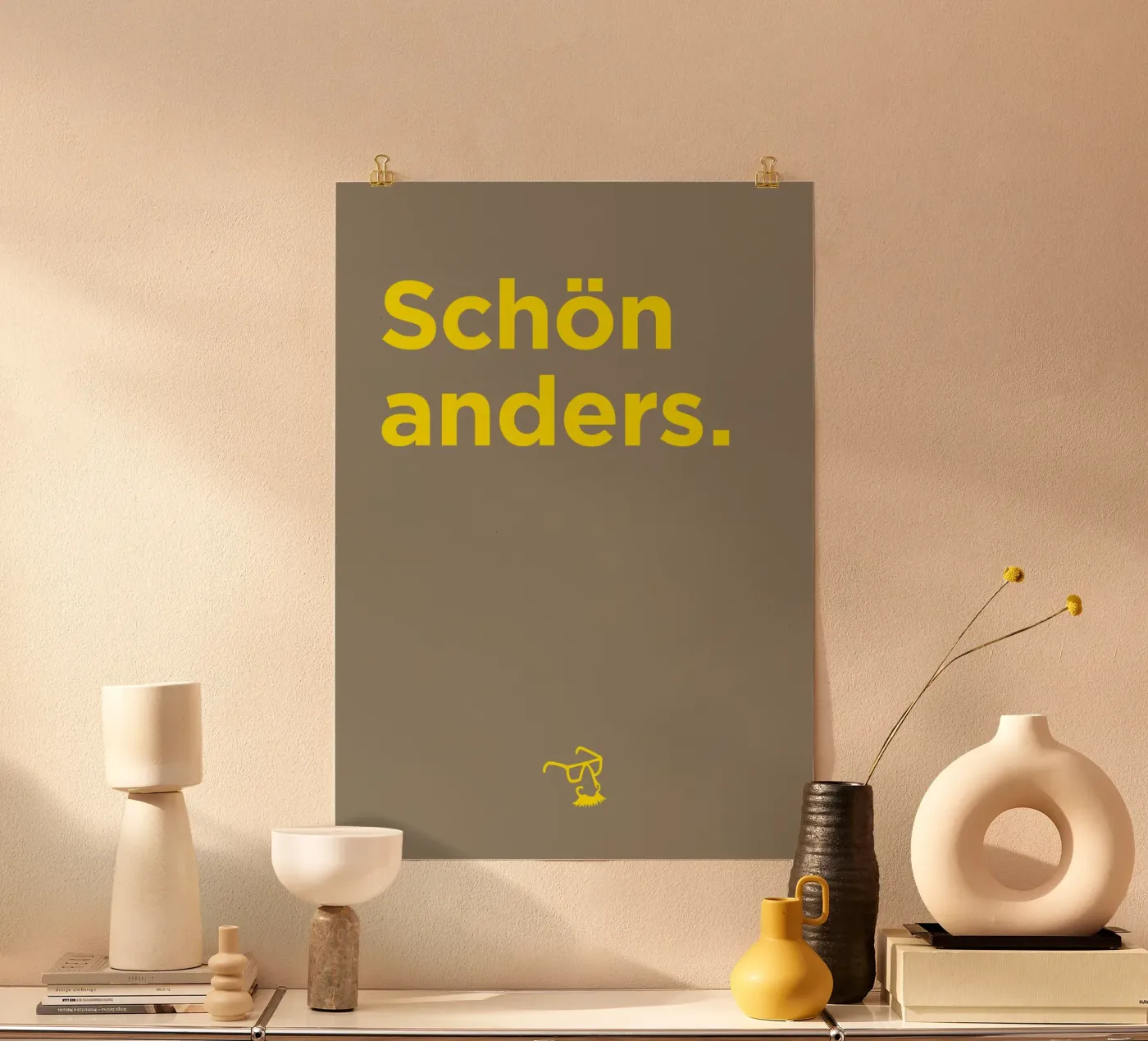 Schön anders poster by Art Fart