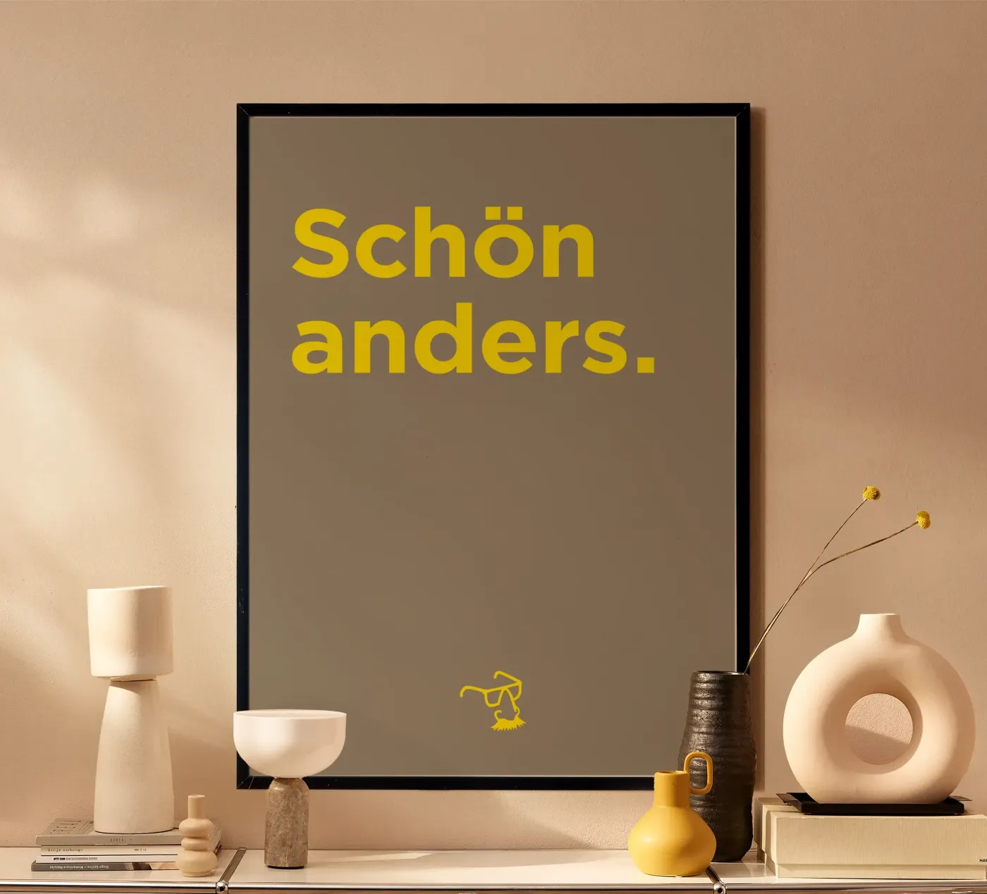 Schön anders poster by Art Fart