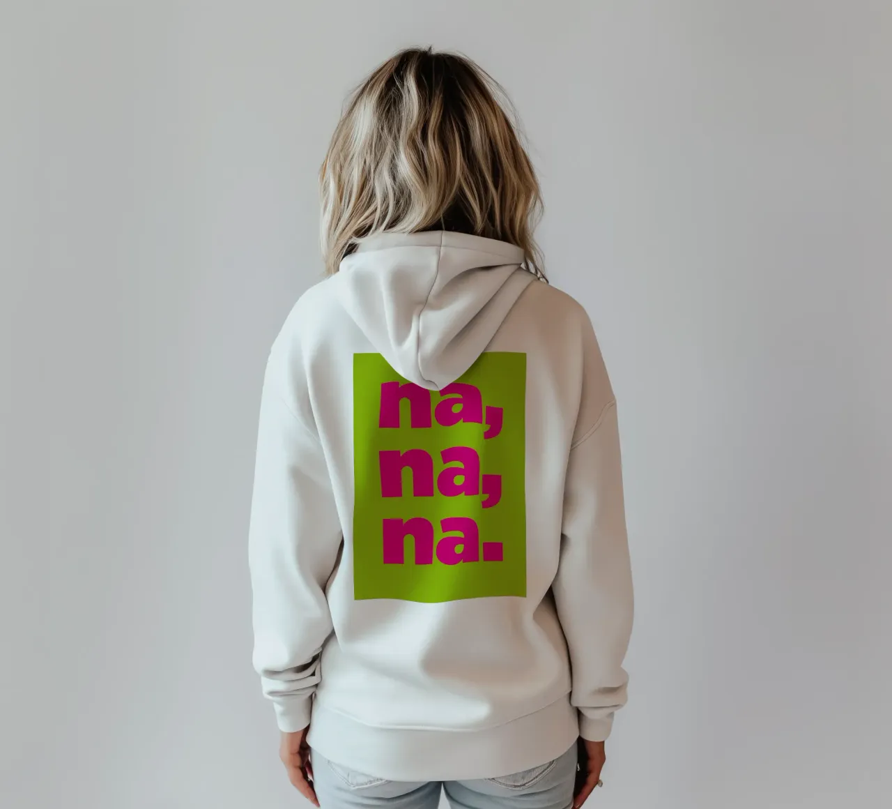 Na, na, na. felpa con cappuccio da Art Fart