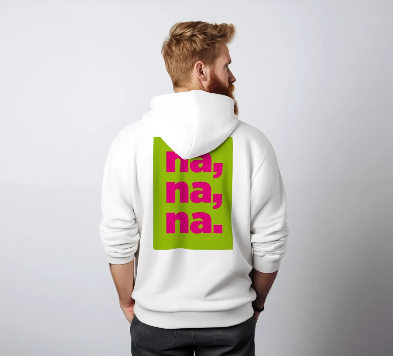 Na, na, na. felpa con cappuccio da Art Fart