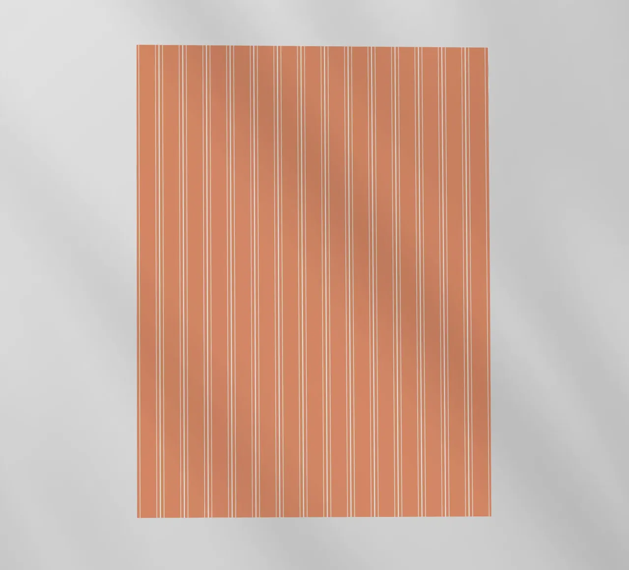 Classico scandinavo a strisce miste | Bianco su terracotta Ora pellicola backlit da Beauty in Simplicity