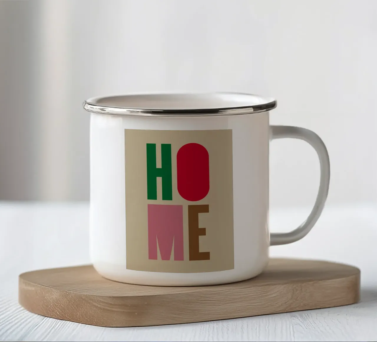 HOME tazza in smalto da Art Fart