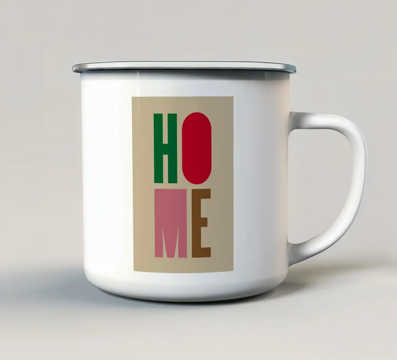 HOME tazza in smalto da Art Fart