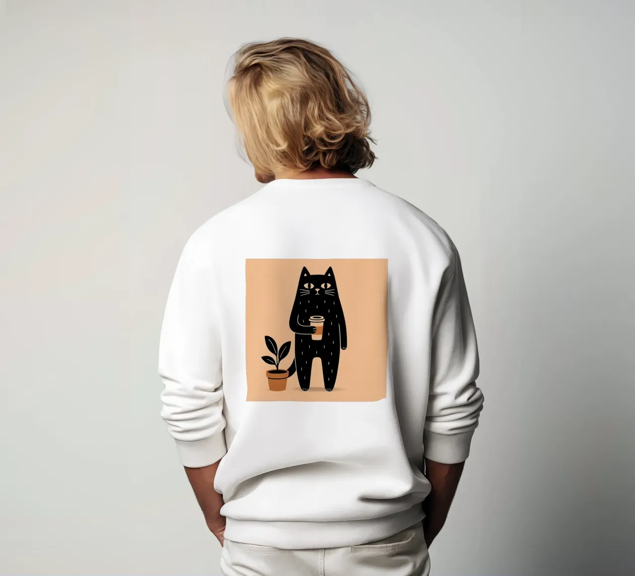 Caffè Meow-ning felpa da KANESYAARTS