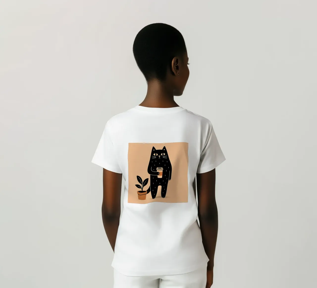 Caffè Meow-ning t-shirt da KANESYAARTS