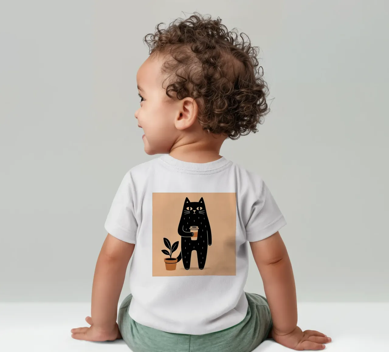 Caffè Meow-ning maglietta neonato da KANESYAARTS