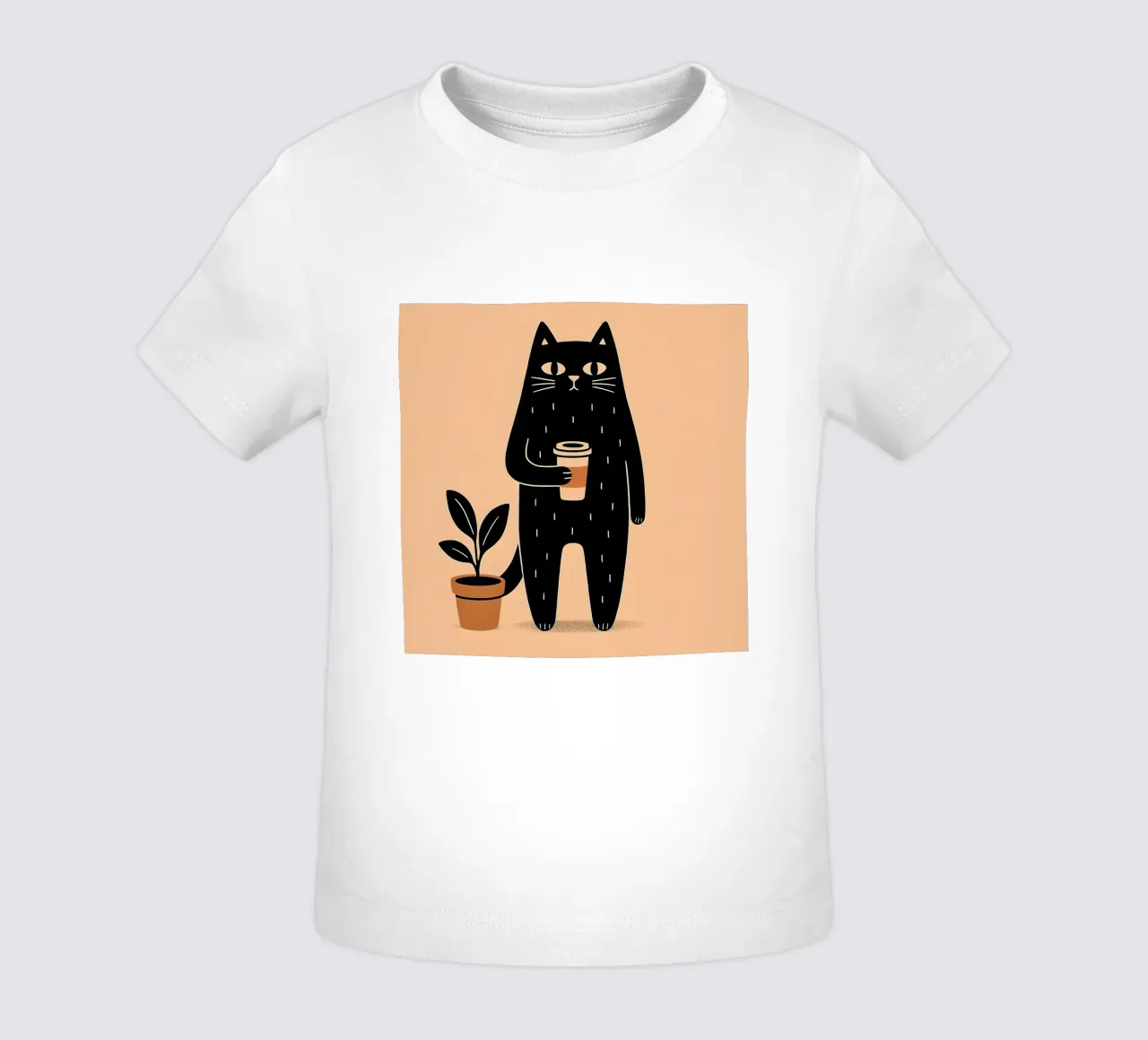 Caffè Meow-ning maglietta neonato da KANESYAARTS