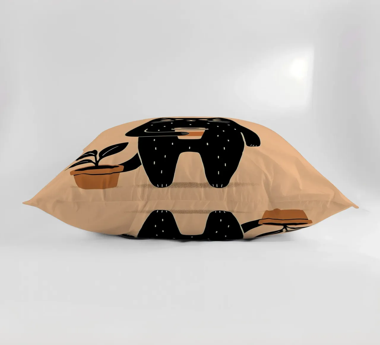 Caffè Meow-ning cuscino da KANESYAARTS