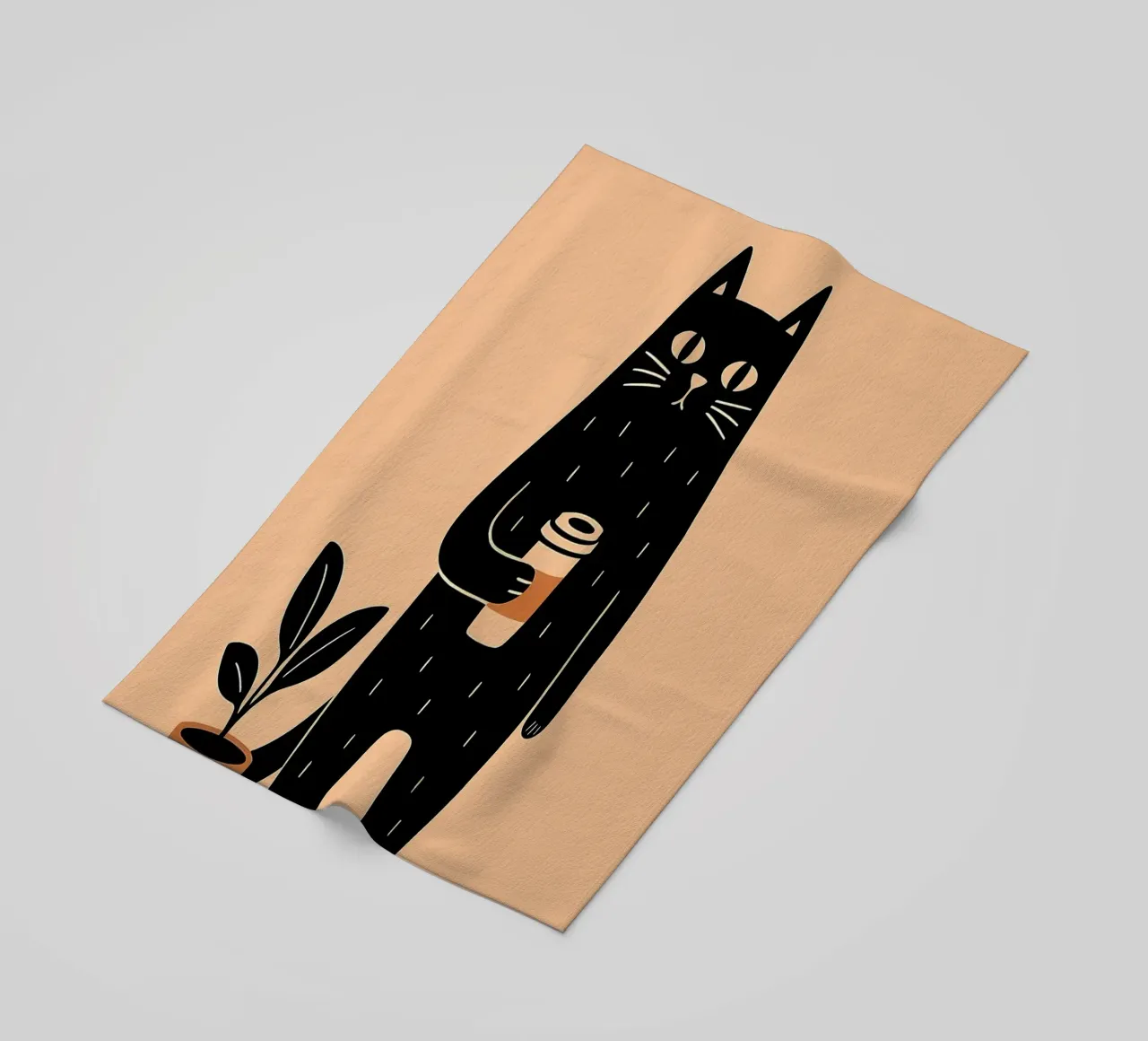 Caffè Meow-ning telo mare da KANESYAARTS