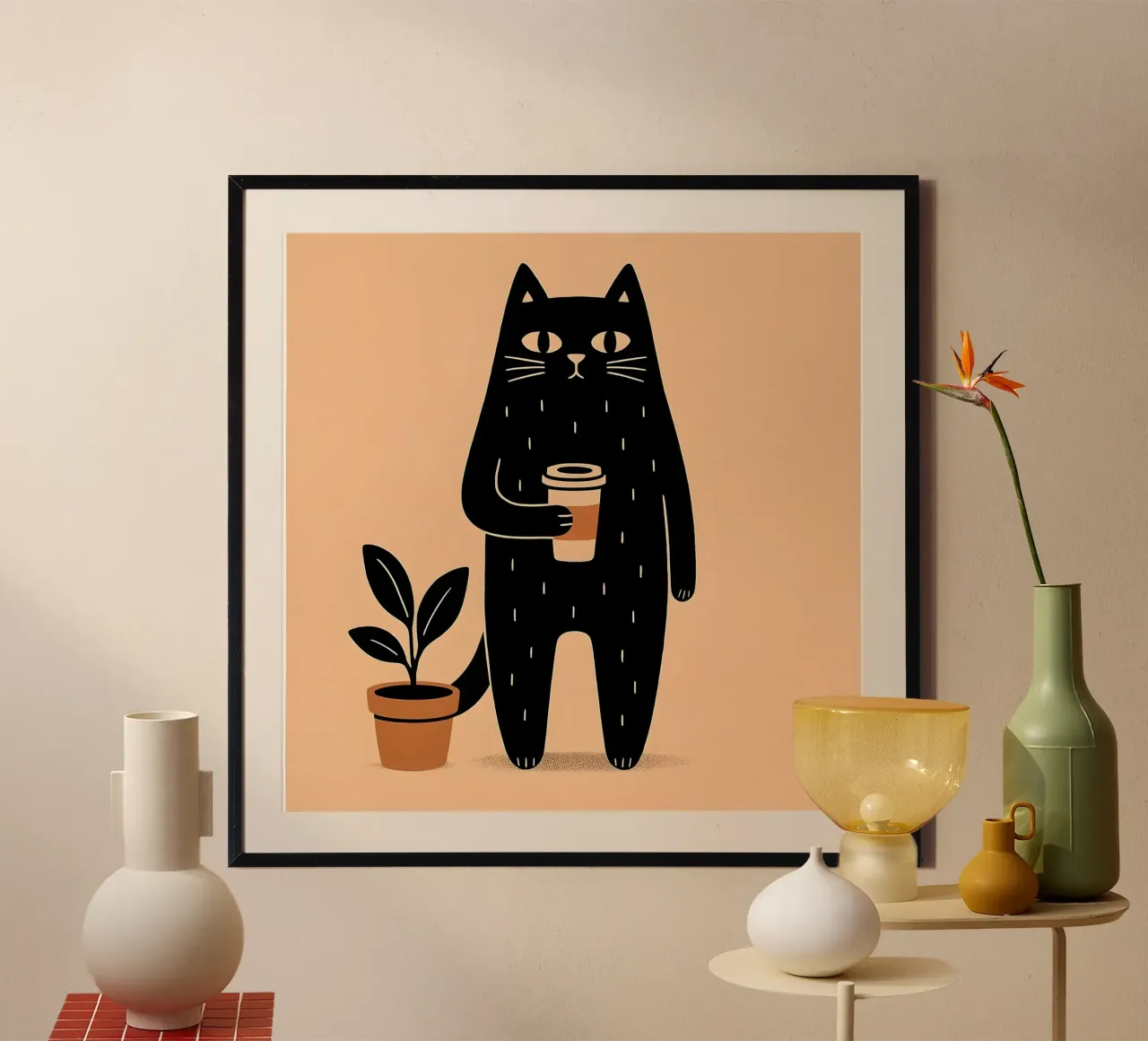 Caffè Meow-ning carta hahnemühle da KANESYAARTS