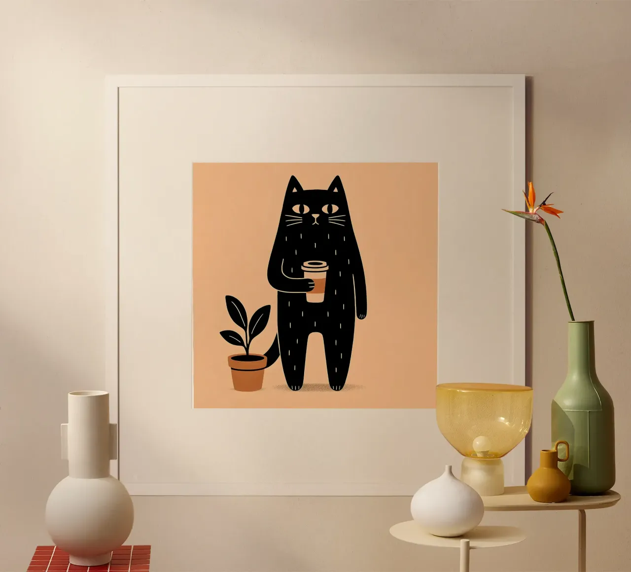 Caffè Meow-ning carta hahnemühle da KANESYAARTS