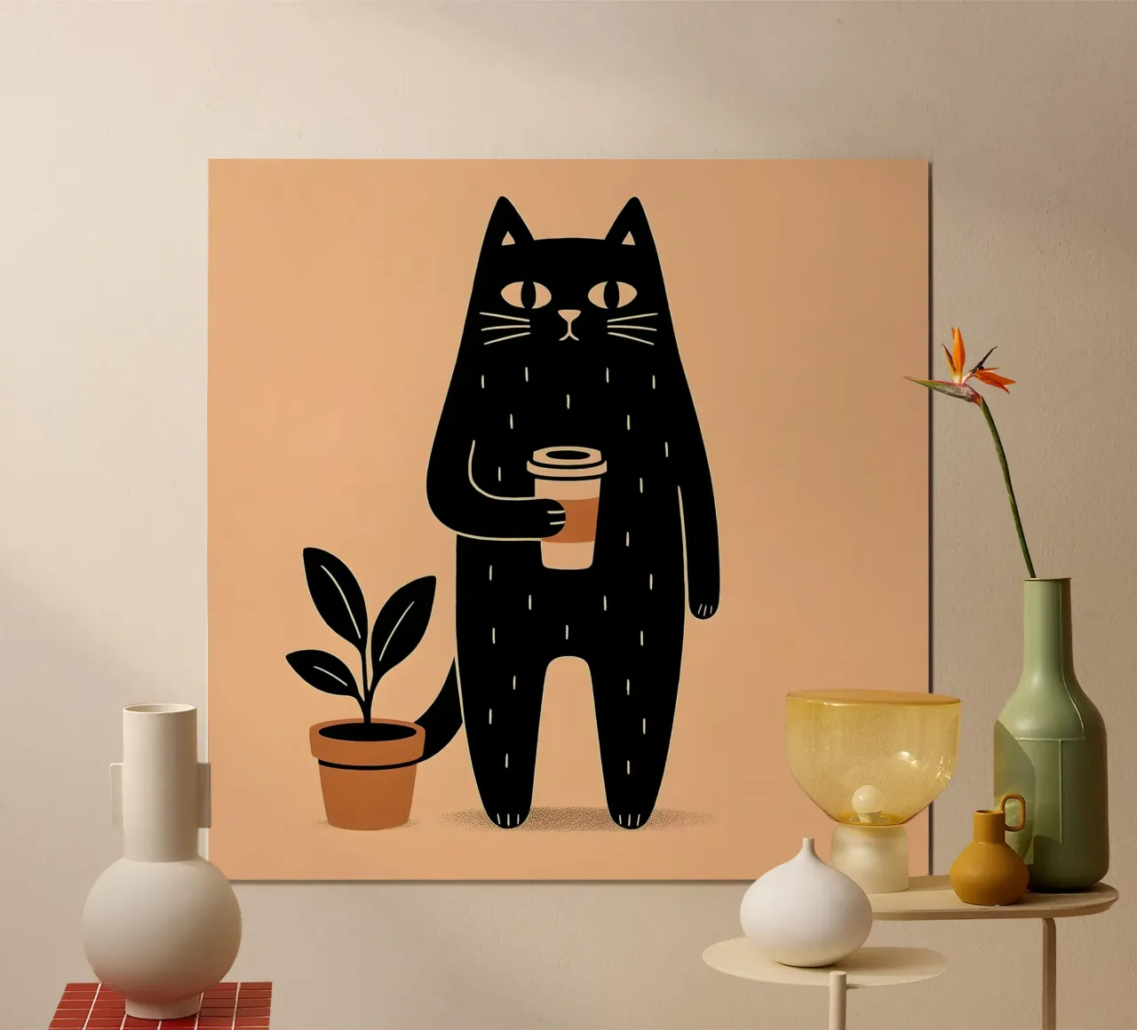 Caffè Meow-ning carta hahnemühle da KANESYAARTS