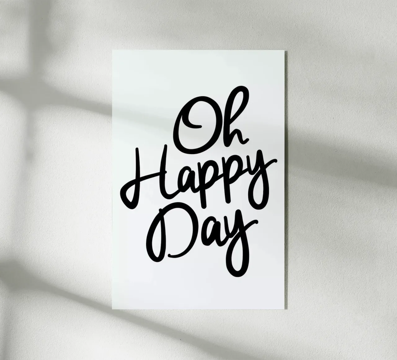 Happy Day plexiglass da Mottos by Sinan Saydik