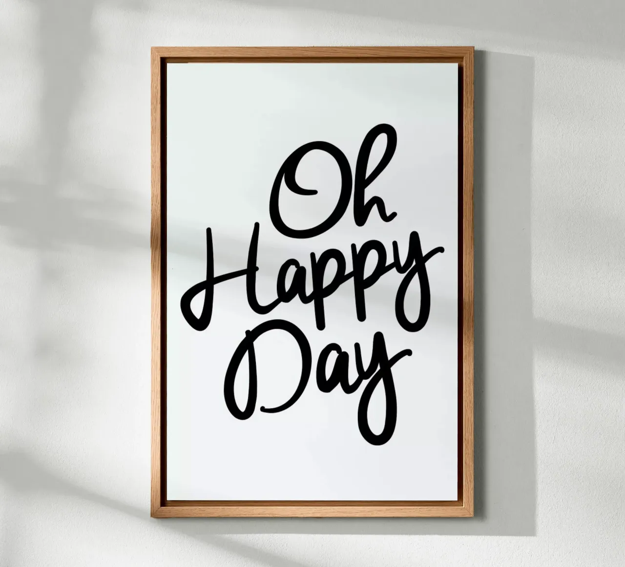 Happy Day canvas van Mottos by Sinan Saydik