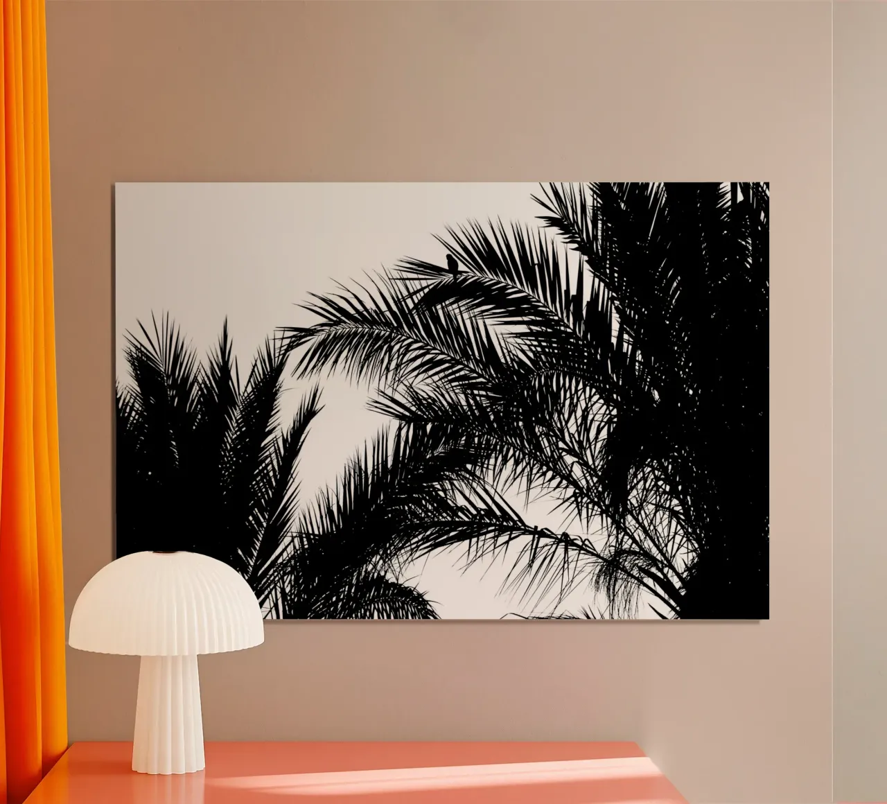 Attesa II poster con telaio in legno da Tal Paz-Fridman