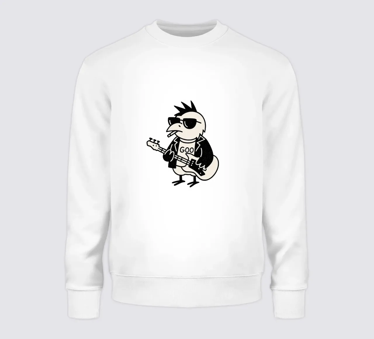 Raven Rocker che conferma il suo stile felpa da Punk & Cute - Affiches & Stickers