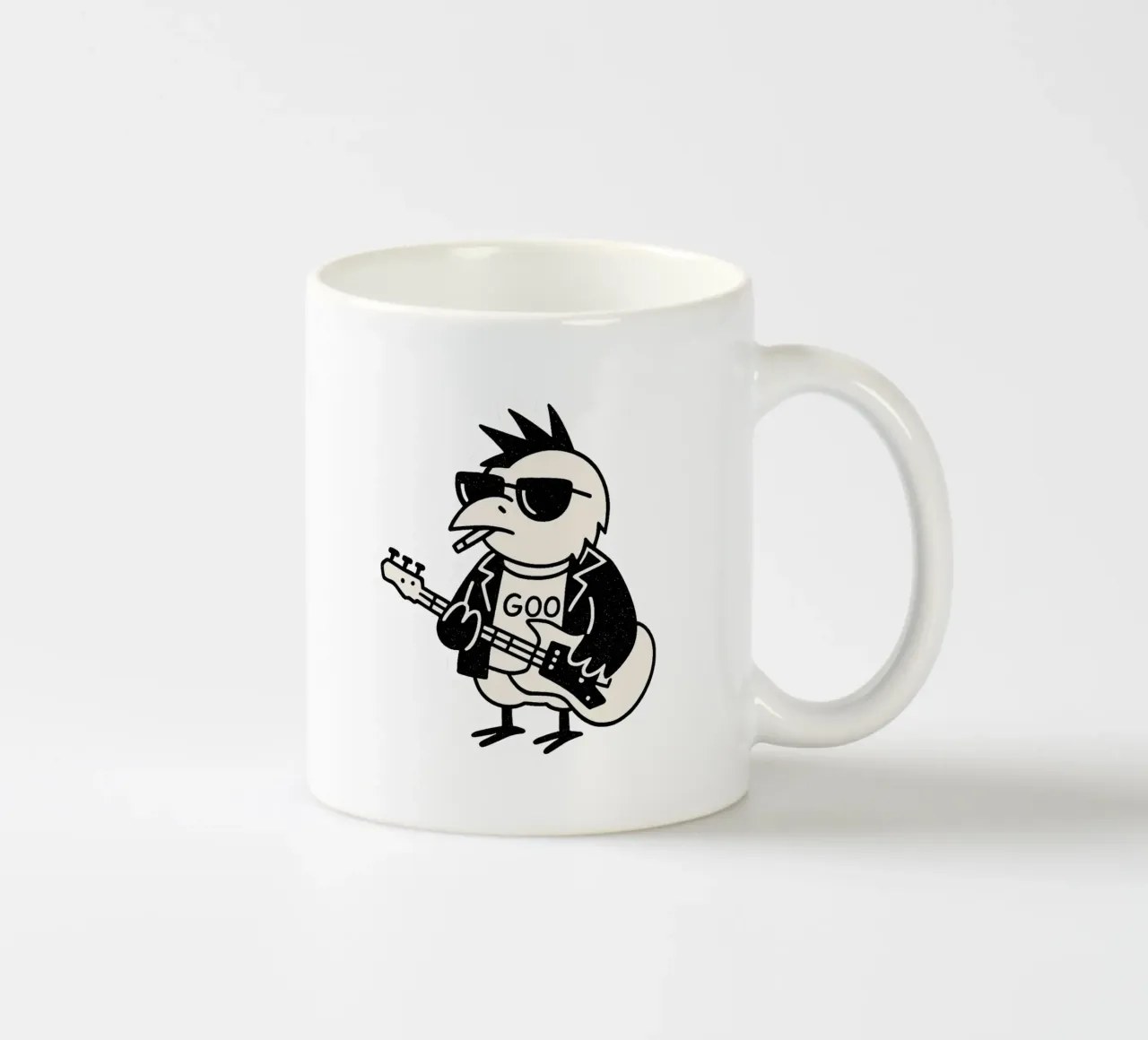 Raven Rocker che conferma il suo stile tazza in ceramica da Punk & Cute - Affiches & Stickers