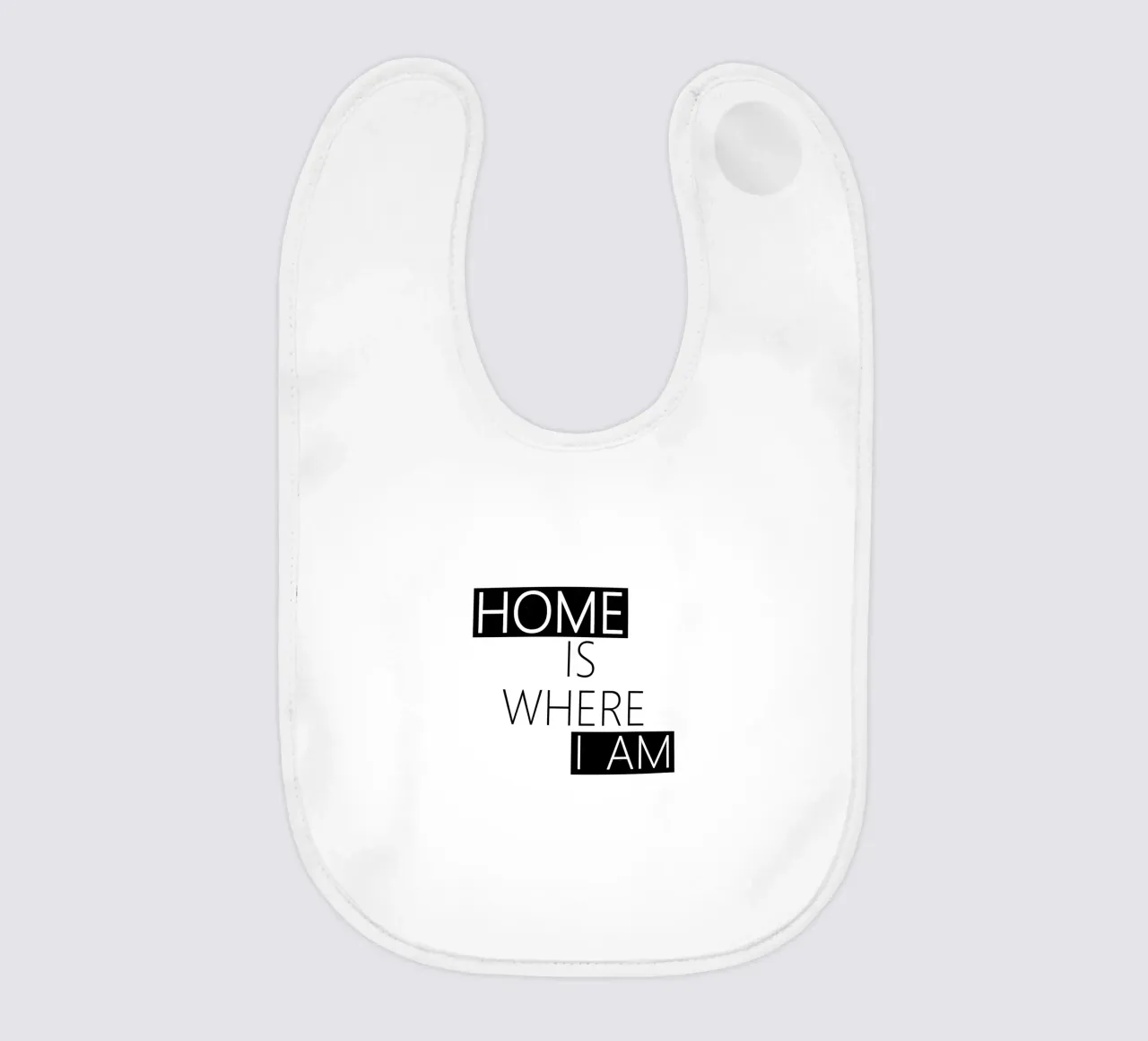 Home is where I am Typography bavaglino da TijanaArtStudio88