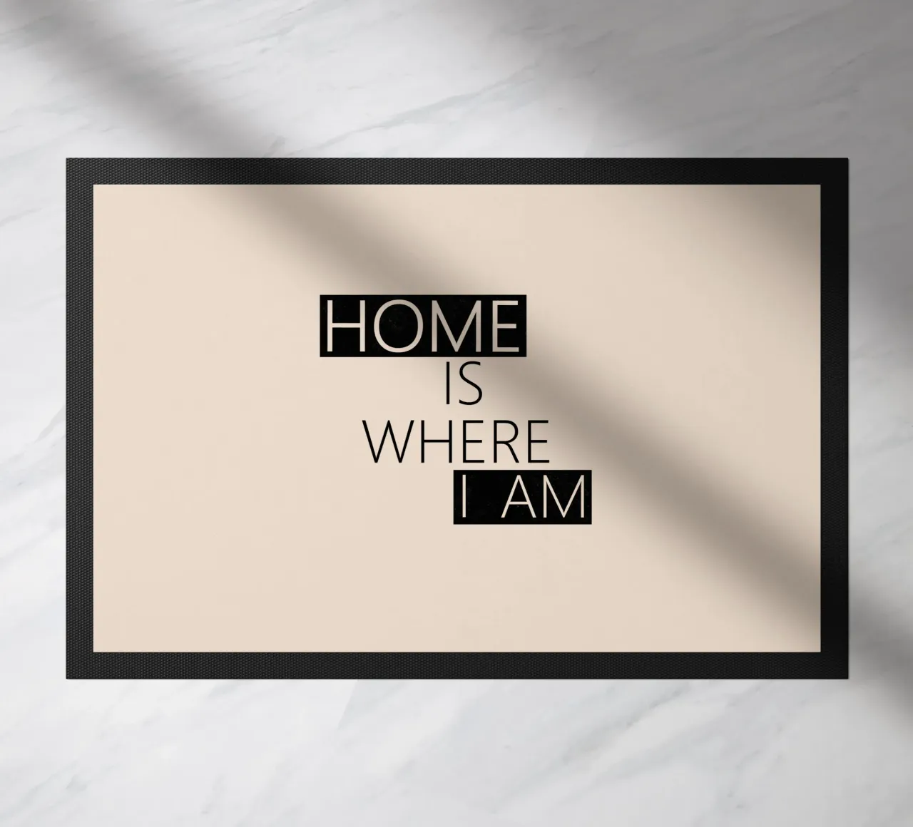 Home is where I am Typography zerbino da TijanaArtStudio88
