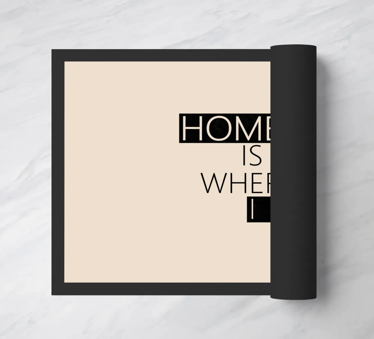 Home is where I am Typography zerbino da TijanaArtStudio88