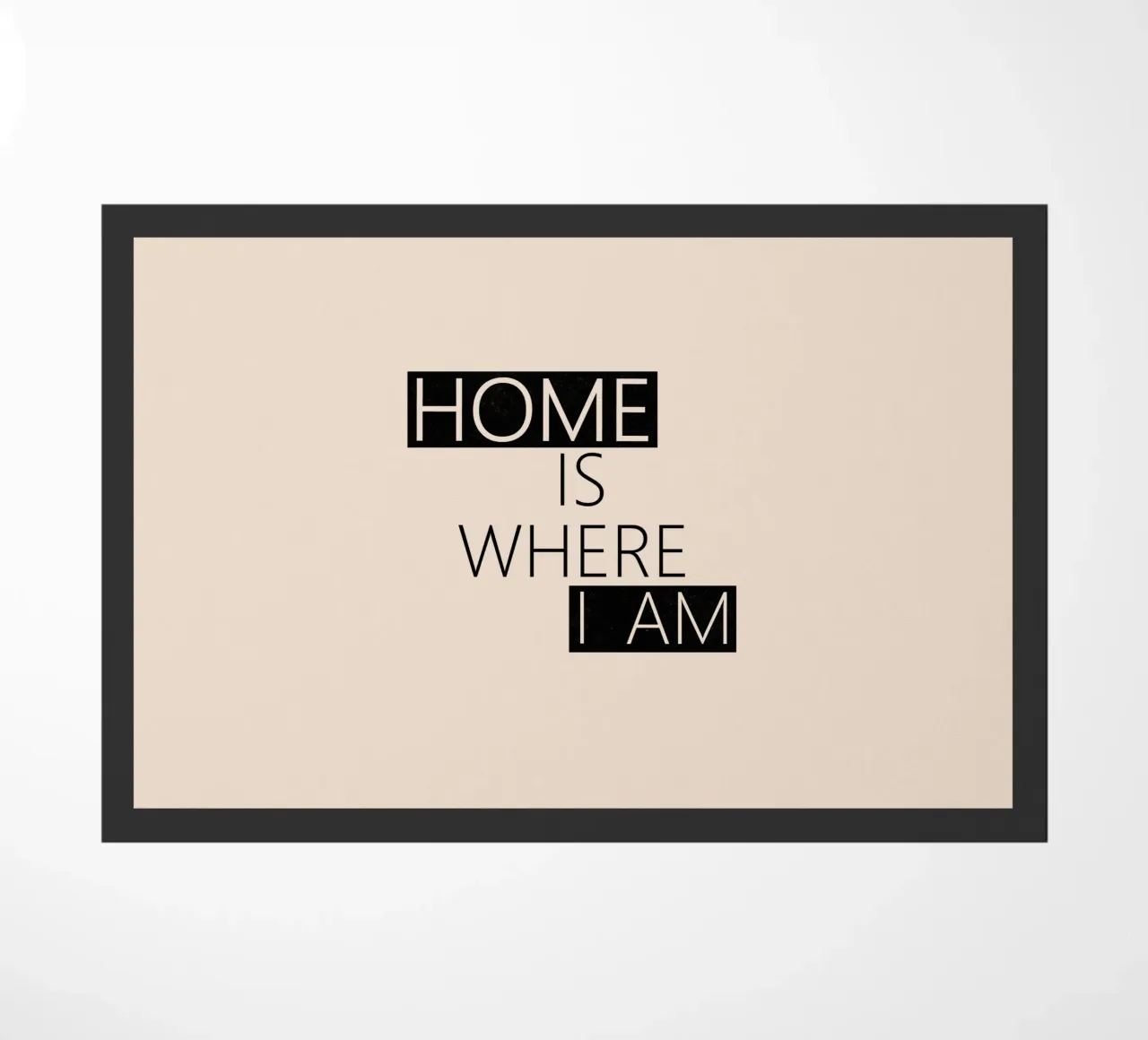 Home is where I am Typography zerbino da TijanaArtStudio88