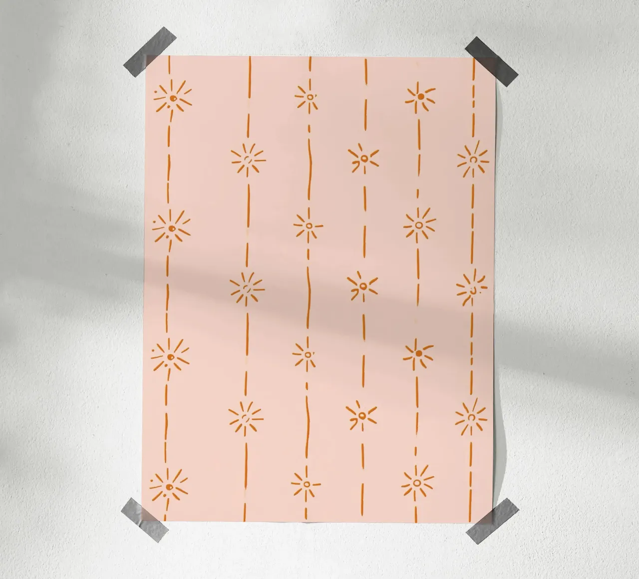 Sun and Lines poster da Your notes