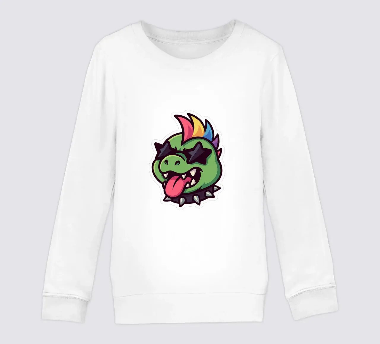 Eccentrico Dino Arcobaleno felpa bambino da Punk & Cute - Affiches & Stickers