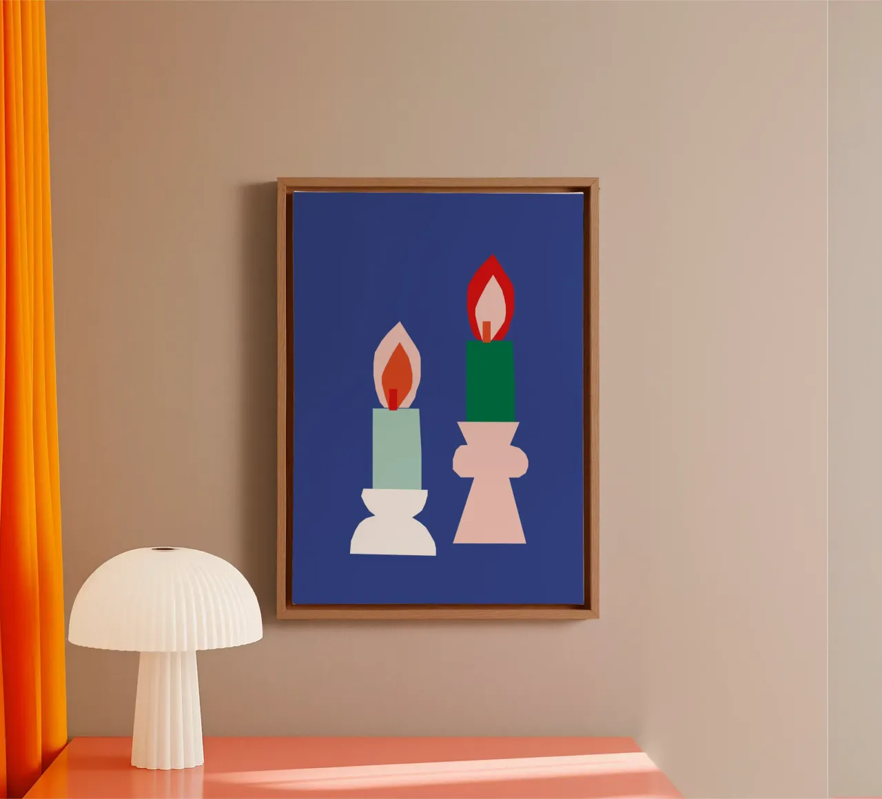 Kerzen tela da Lisa Jasmin Bauer