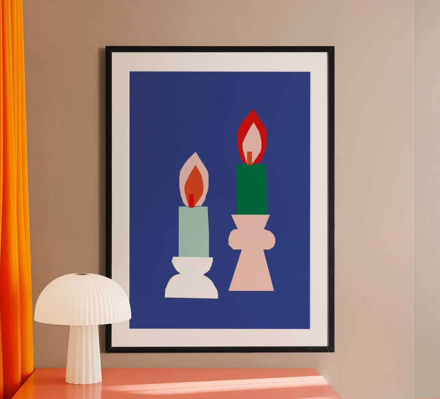 Kerzen poster van Lisa Jasmin Bauer