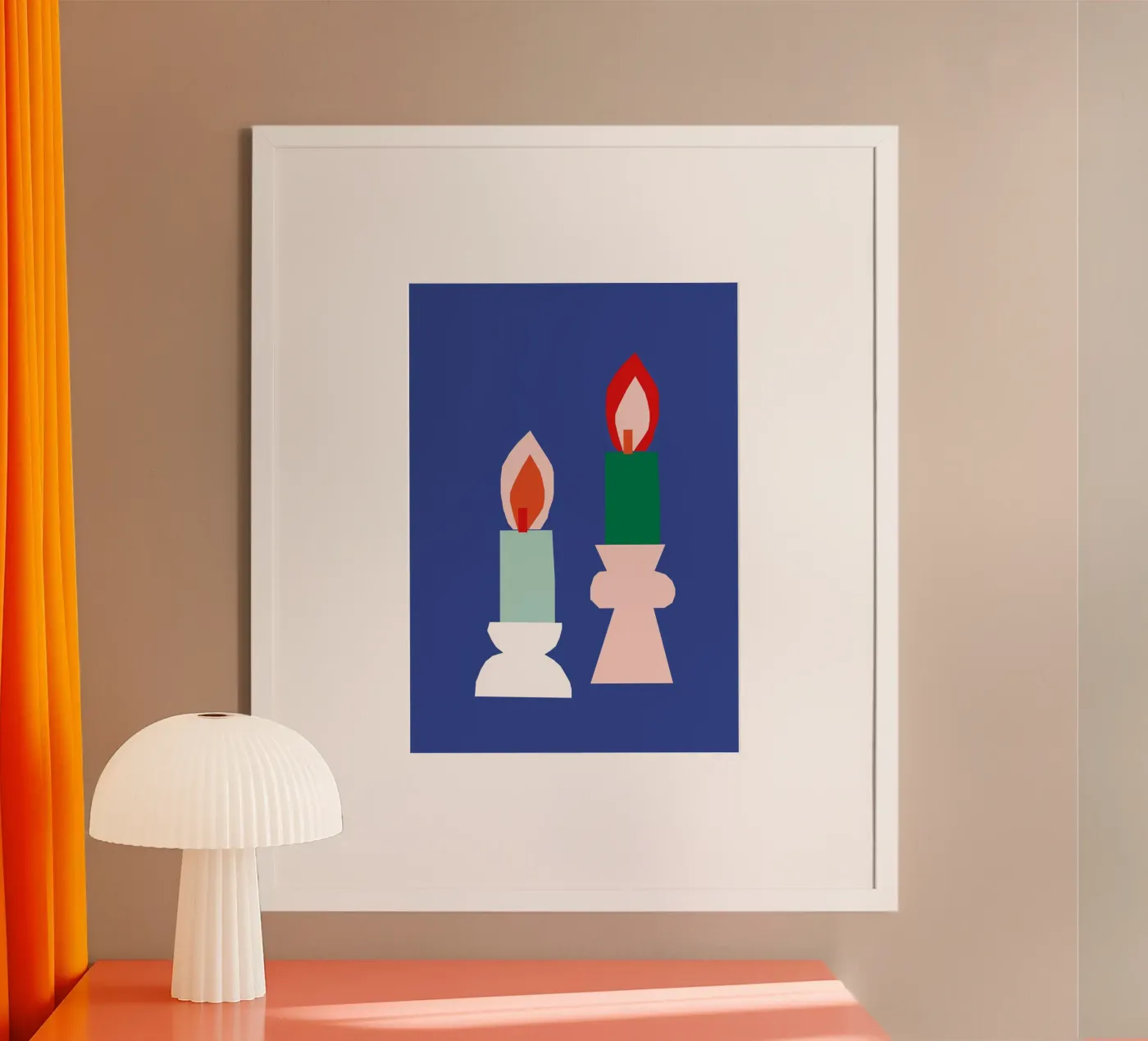 Kerzen poster van Lisa Jasmin Bauer