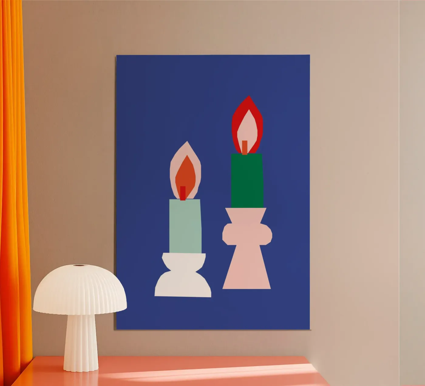 Kerzen poster van Lisa Jasmin Bauer