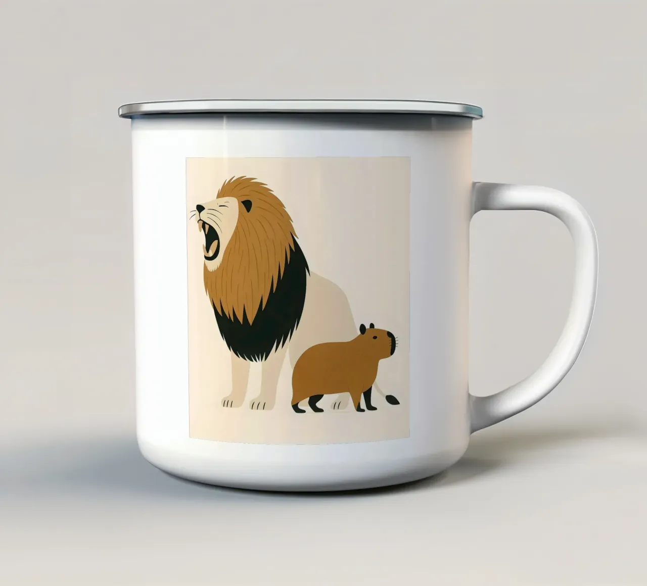 Quando il vostro amico è un extra tazza in smalto da KANESYAARTS