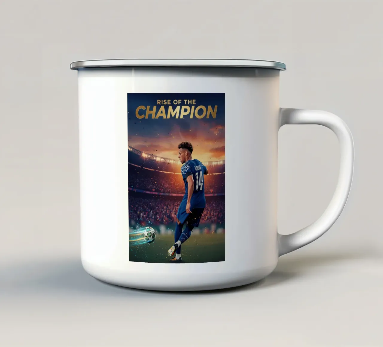 Desiderio Doue ascesa del campione tazza in smalto da Lembayung art