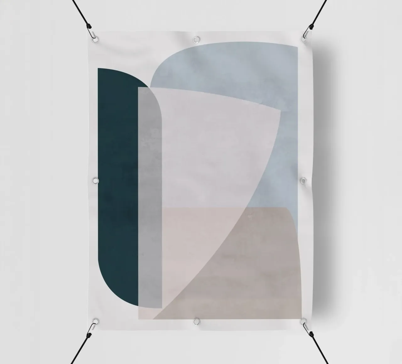 Forme morbide minimali VIII telo in pvc da ThingDesign