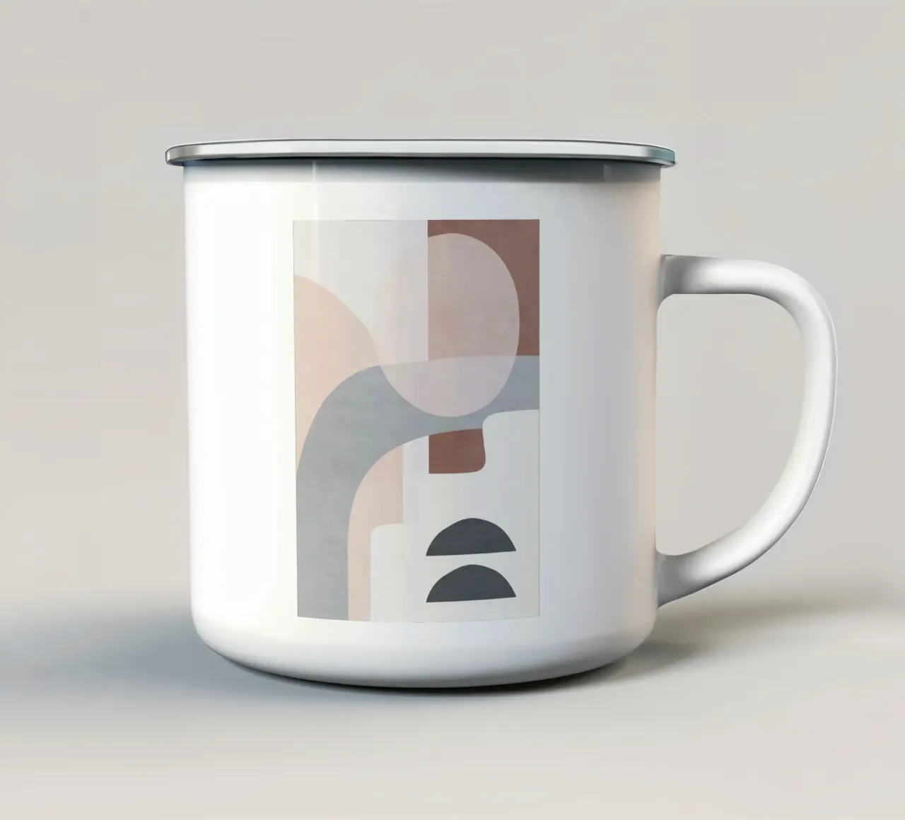 Forme morbide minimali VII tazza in smalto da ThingDesign