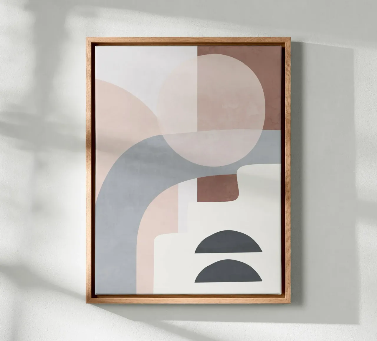 Minimal Soft Shapes VII canvas by ThingDesign