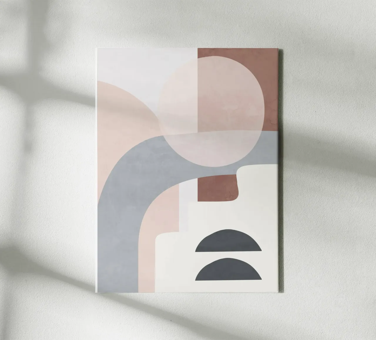 Minimal Soft Shapes VII canvas by ThingDesign