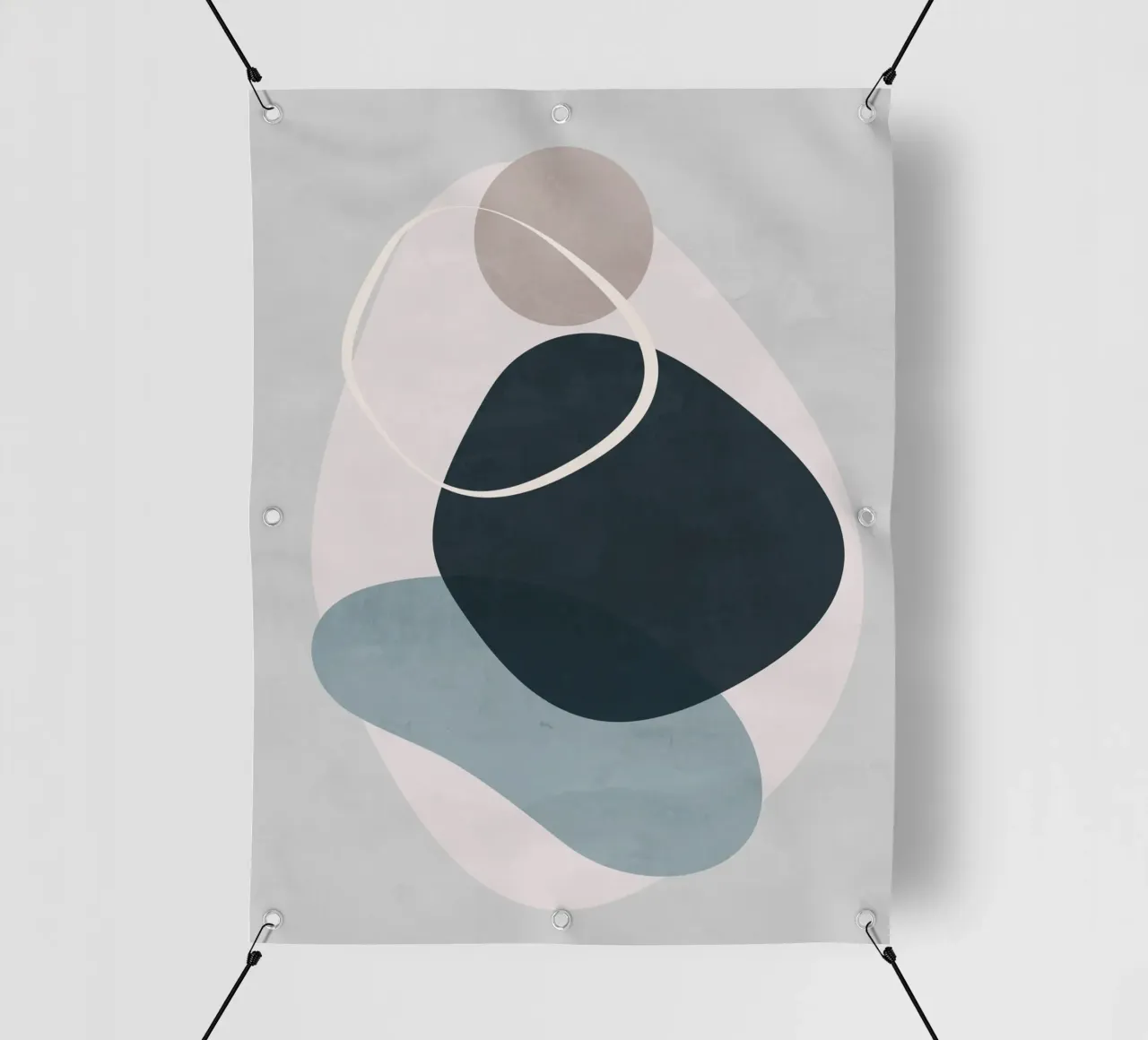 Forme morbide minimali VI telo in pvc da ThingDesign