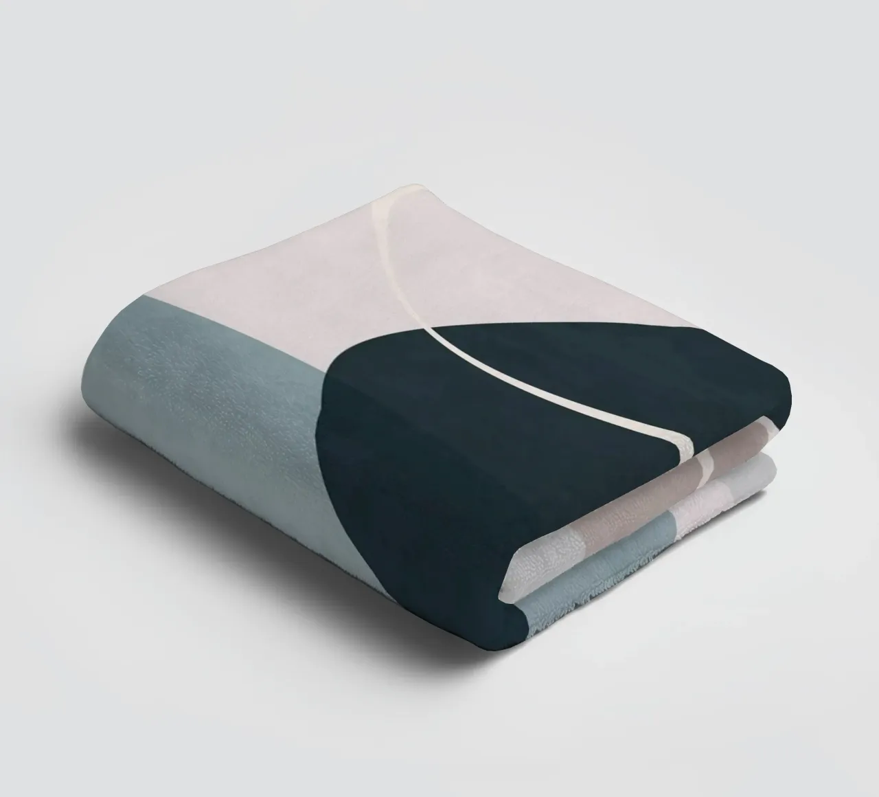 Minimal Soft Shapes VI towel by ThingDesign