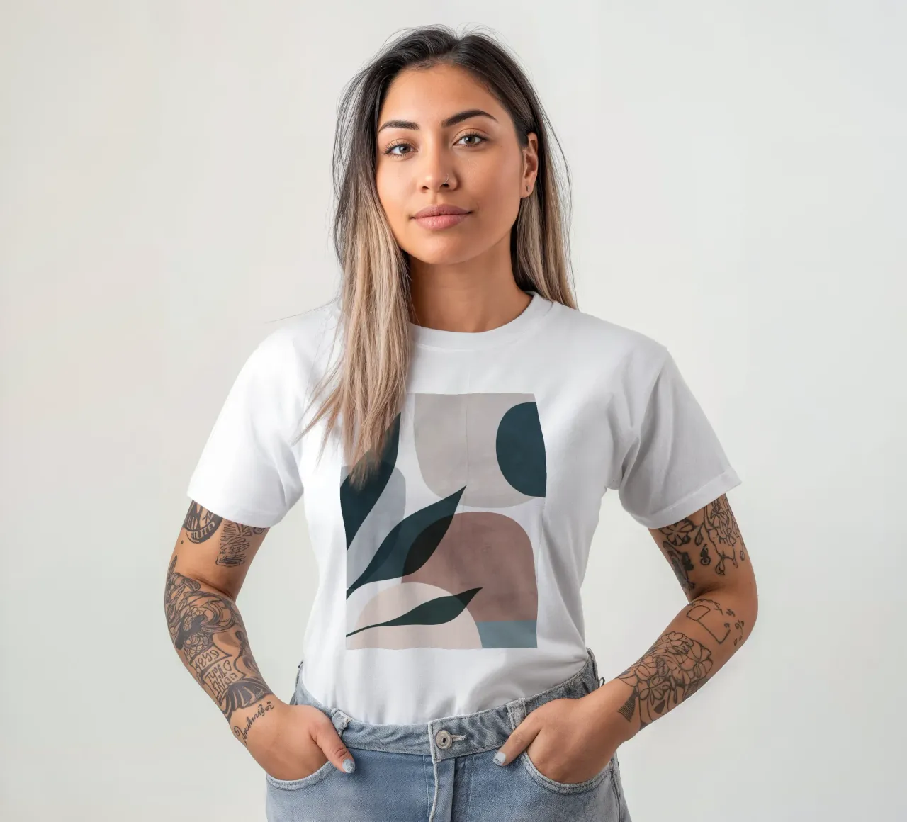 Forme morbide minimali V t-shirt da ThingDesign