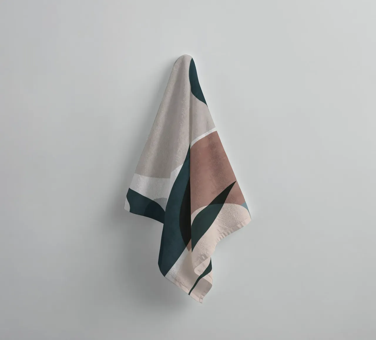 Minimal Soft Shapes V towel by ThingDesign
