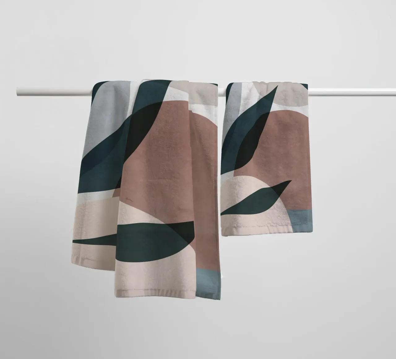Minimal Soft Shapes V towel by ThingDesign