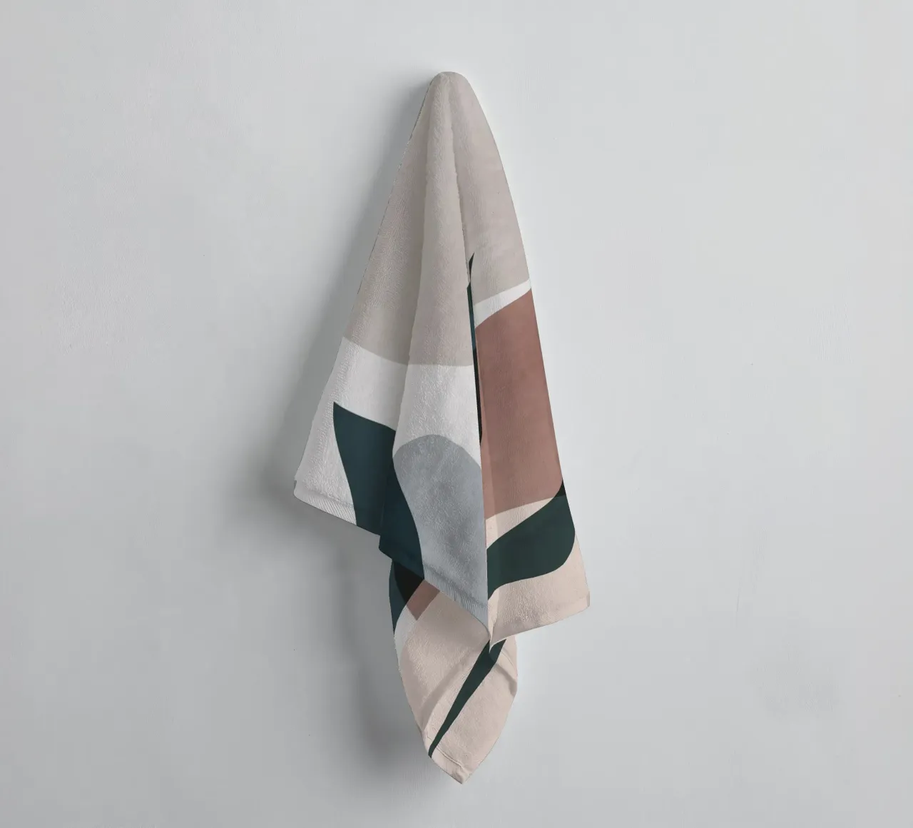 Minimal Soft Shapes V towel by ThingDesign