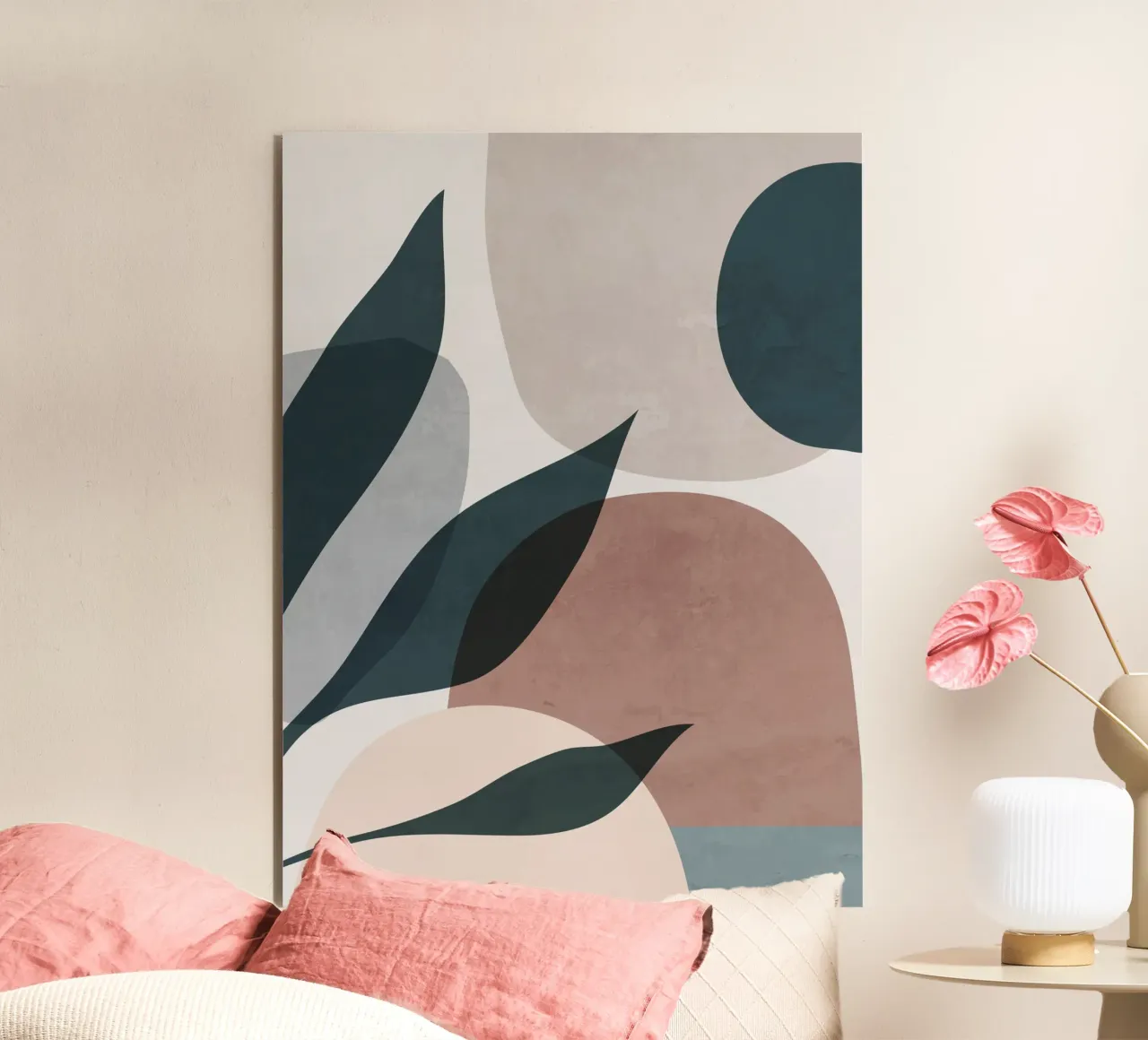 Forme morbide minimali V alluminio dibond da ThingDesign