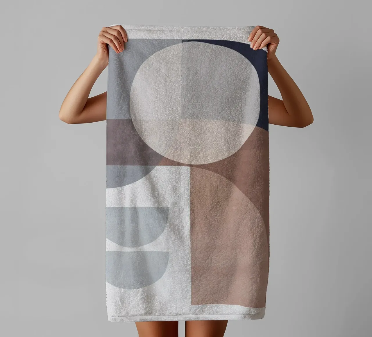 Minimal Soft Shapes IV towel by ThingDesign