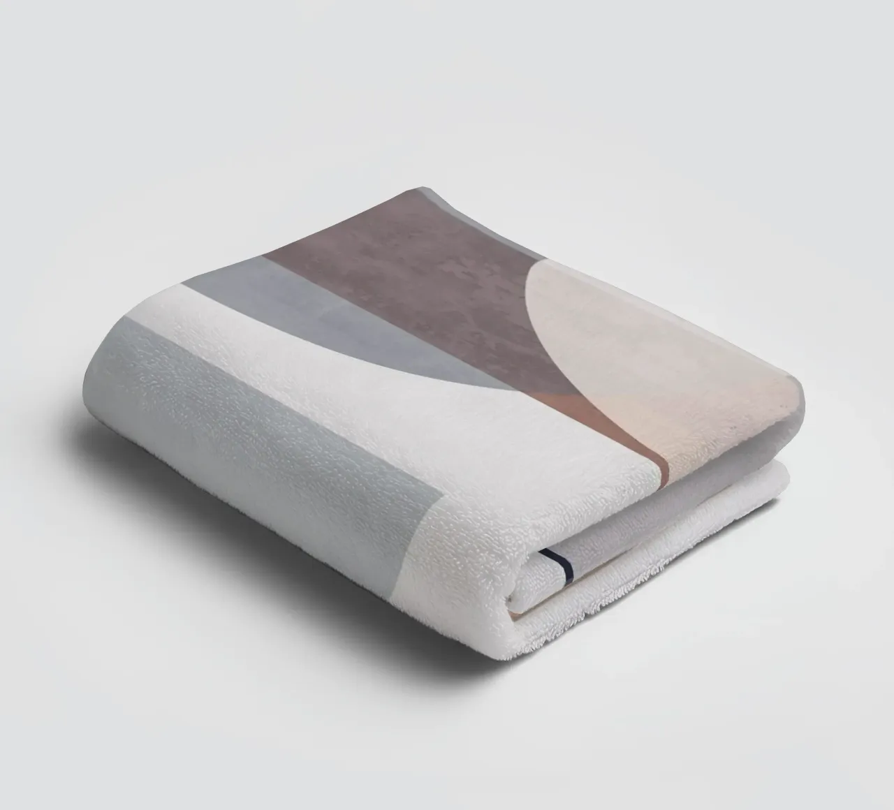 Minimal Soft Shapes IV towel by ThingDesign